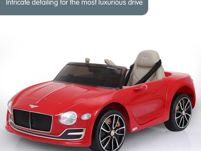 Kahuna Bentley Exp 12 Speed 6E Licensed Kids Ride On Electric Car Remote Control - Red