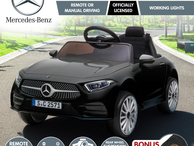Kahuna Mercedes Benz CLS 350 Kids Electric Ride On Car with Remote Control - Black