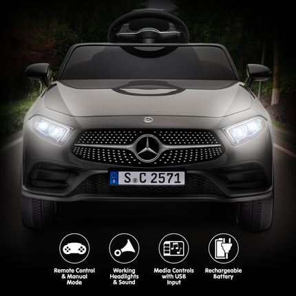 Kahuna Mercedes Benz CLS 350 Kids Electric Ride On Car with Remote Control - Black