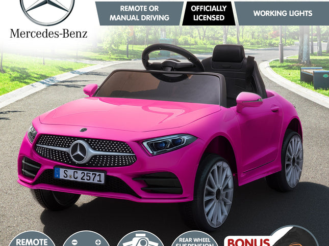 Kahuna Mercedes Benz CLS 350 Kids Electric Ride On Car with Remote Control - Pink