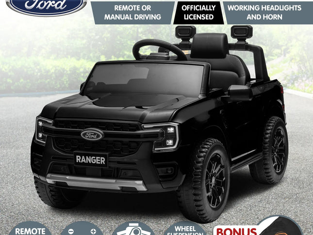 Kahuna Ford Ranger Electric Kids Ride On Car - Black