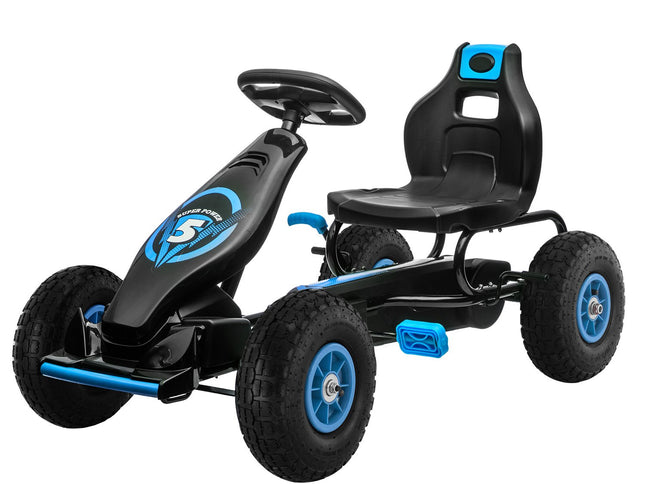 Kahuna G18 Kids Ride On Pedal Go Kart - Blue