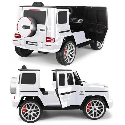 Kahuna Mercedes Benz AMG G63 Kids Electric Ride On Car w/ Remote Control - White