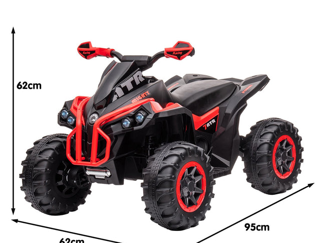 Kahuna GTS99 Kids Electric Ride On Quad Bike Toy ATV 50W - Red