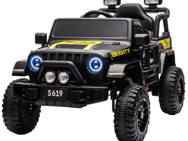 Kahuna S619 Gravity Kids Electric Ride On Car - Black