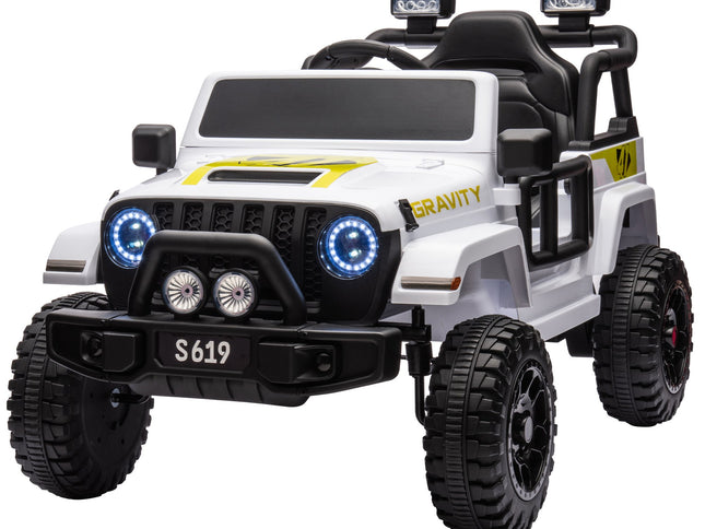 Kahuna S619 Gravity Kids Electric Ride On Car - White