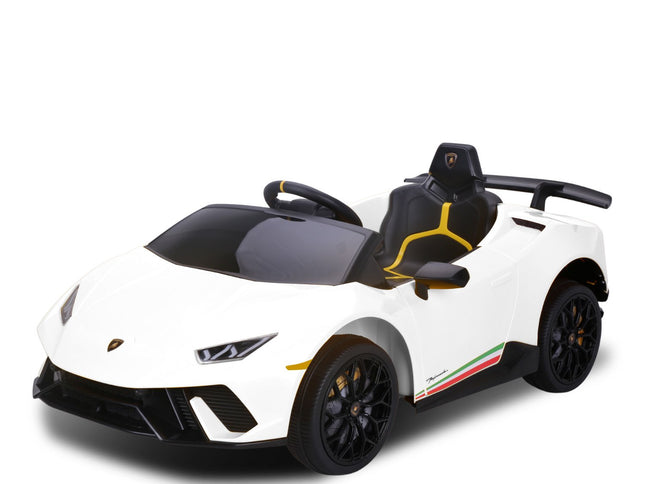 Kahuna Lamborghini Performante Kids Electric Ride On Car Remote Control by Kahuna - White