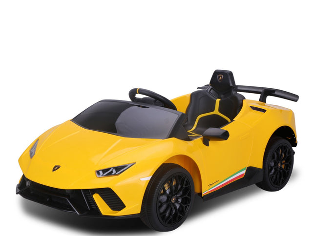 Kahuna Lamborghini Performante Kids Electric Ride On Car Remote Control - Yellow