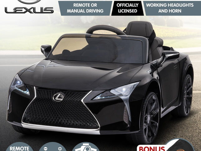 Kahuna Licensed Lexus LC 500 Kids Electric Ride On Car - Black