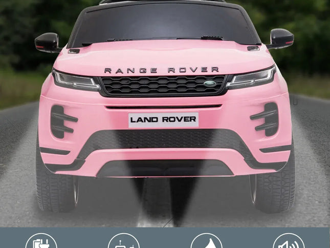 Kahuna Land Rover Licensed Kids Electric Ride On Car Remote Control - Pink