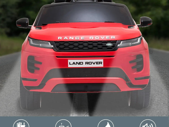 Kahuna Land Rover Licensed Kids Electric Ride On Car Remote Control - Red