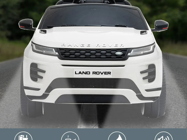 Kahuna Land Rover Licensed Kids Electric Ride On Car Remote Control - White