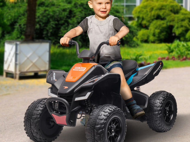 Kahuna MCL35 McLaren Toy Ride On Electric Quad Bike - Black