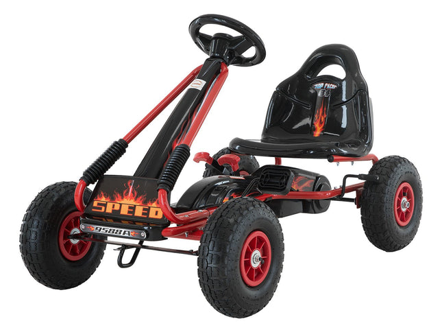 Kahuna G95 Kids Ride On Pedal-Powered Go Kart - Red