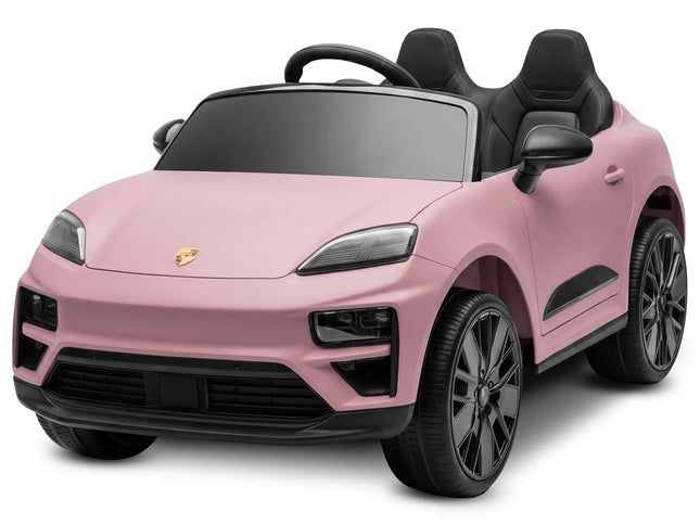 Kahuna Pink Porsche Macan Turbo EV Kids Ride On Car 12V Electric Car