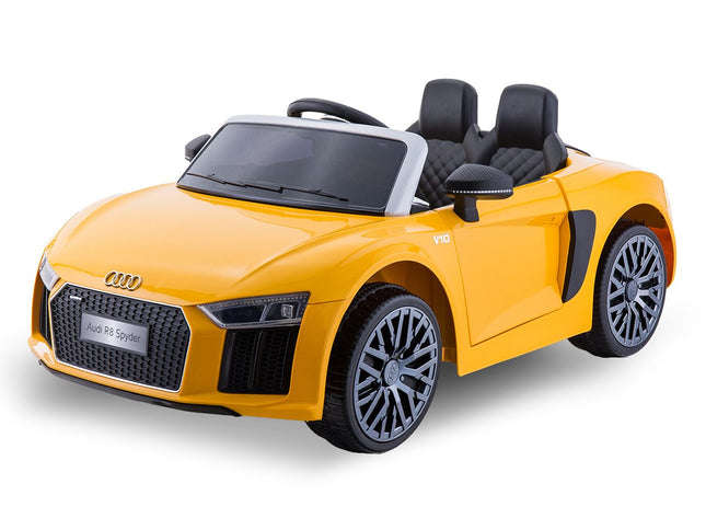 Kahuna R8 Spyder Audi Licensed Kids Electric Ride On Car Remote Control - Yellow