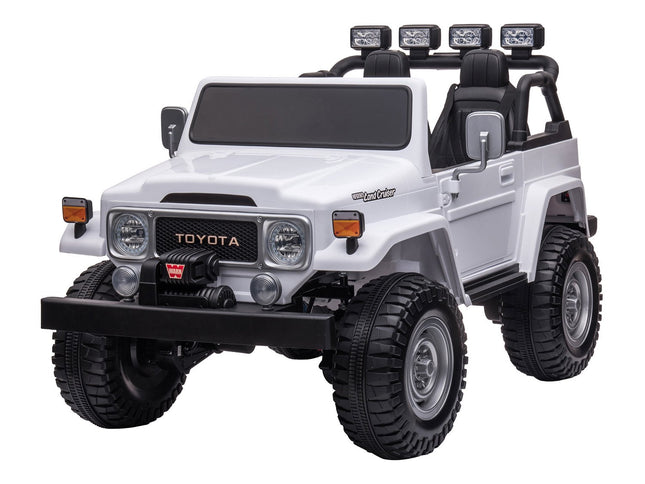 Kahuna Licensed Toyota FJ-40 Kids Ride On Electric Toy Car 80W - White