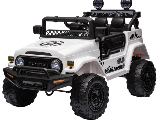 Kahuna Authorized Toyota Electric Kids Ride-on Car Fj Cruiser - White