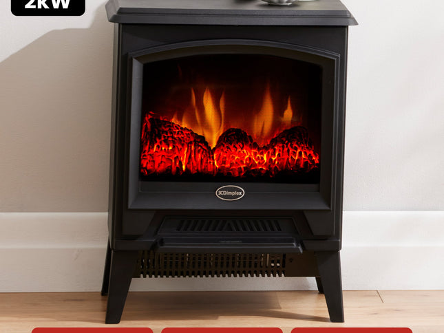 Dimplex 2kW Casper Optiflame Portable Electric Stove