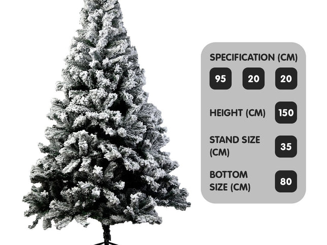 Christabelle Snow-Tipped Artificial Christmas Tree 1.5m - 550 Tips