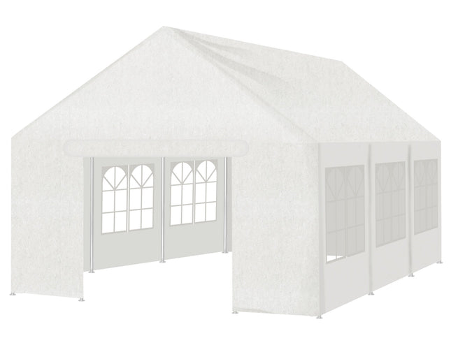 Wallaroo 6x6m Outdoor Event Marquee Gazebo Party Wedding Tent - White