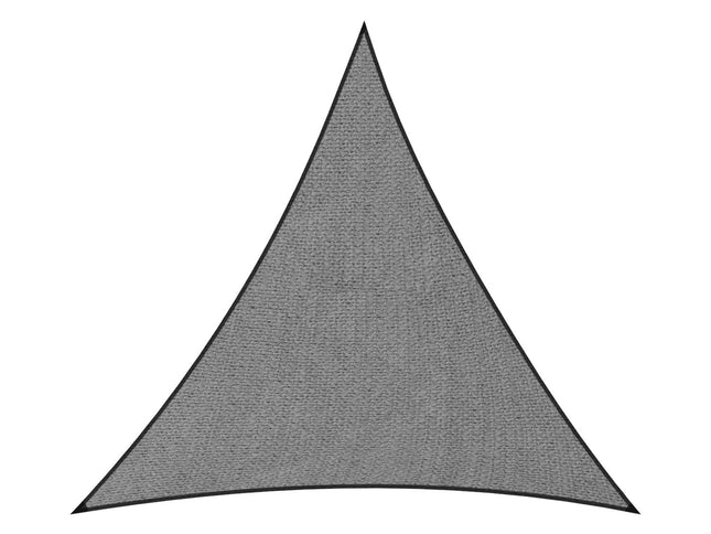 Wallaroo 280GSM Outdoor Sun Shade Sail Canopy Grey Triangle 7m x 7m x 7m
