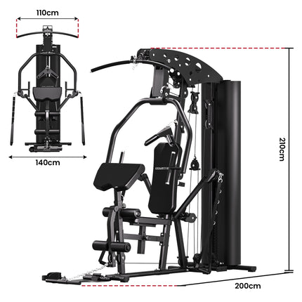 Powertrain Home Multi Gym 560 Full Body Training with 90kg Weight Stack Home Gym