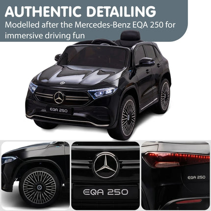 Kahuna Mercedes-Benz EQA 250 Kids 12V Electric Ride-On Car with Parental Remote Control