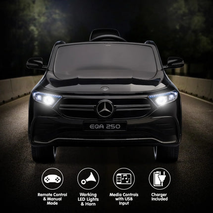 Kahuna Mercedes-Benz EQA 250 Kids 12V Electric Ride-On Car with Parental Remote Control