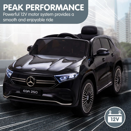Kahuna Mercedes-Benz EQA 250 Kids 12V Electric Ride-On Car with Parental Remote Control