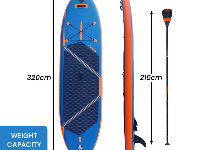 Kahuna Kai Premium Sports 10.6FT Inflatable Paddle Board