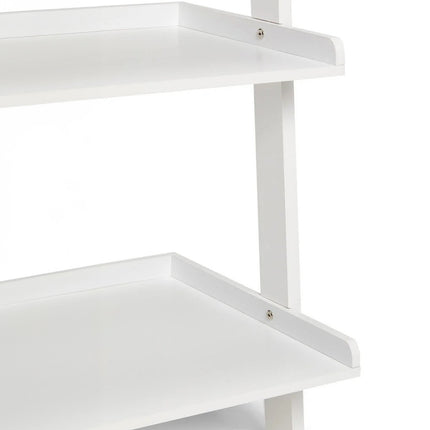 Sarantino Aster 5-Tier Ladder Shelf in White