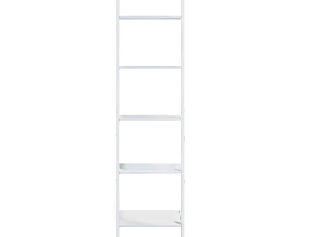Sarantino Amelia 5-Tier Ladder Shelf in White