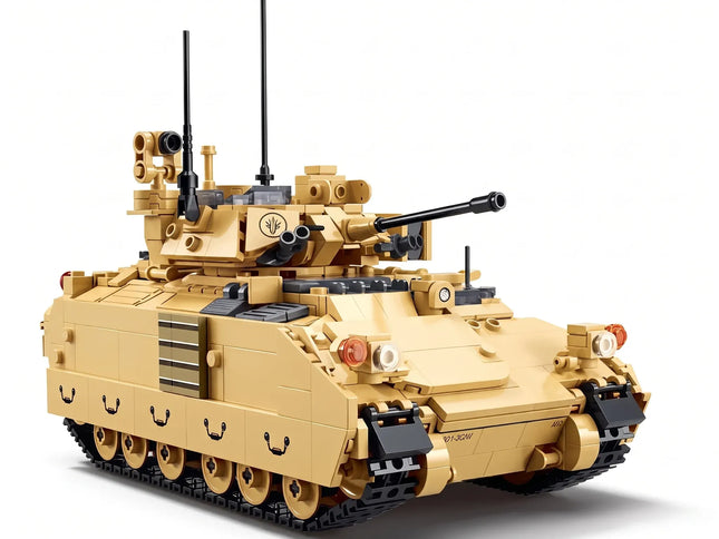 Sluban B1363 Model Kit 1:35 M3A3 Bradley Armored Infantry Vehicle IFV AFV Modern US Army