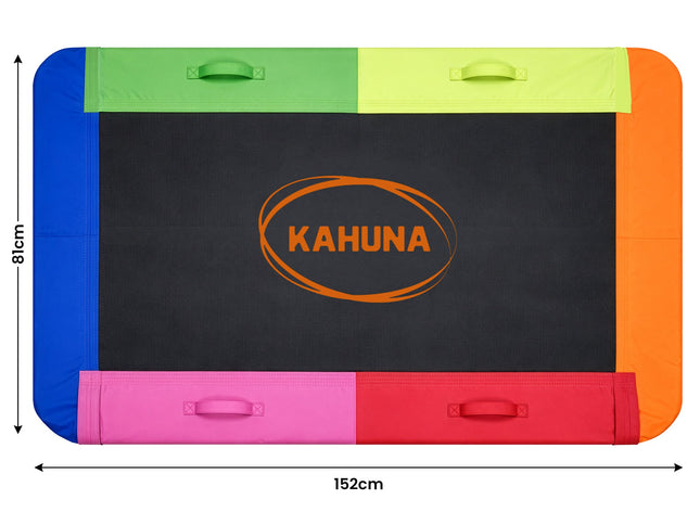 Kahuna Heavy Duty 60 Inch Rectangular Tree Swing With Adjustable 180cm Lifting Ropes Foam Padded Tubes And Full Accessory Kit For Backyard Family Use