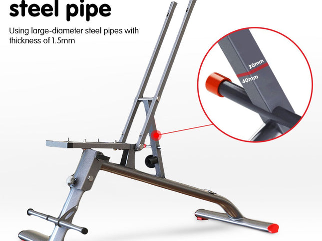 Powertrain Home Gym Bench Adjustable Flat Incline Decline FID 250KG Load