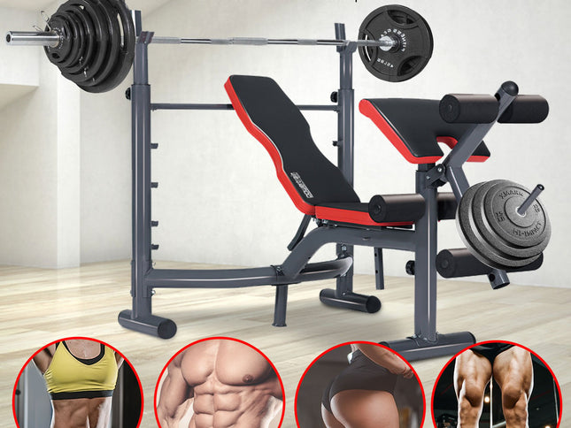 Powertrain Adjustable Weight Bench Home Gym Bench Press - 302