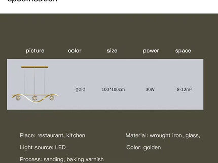 Luxury Hand Blown Glass LED Pendant Light 100cm Adjustable 3 Color Dimmable Remote Control for Dining Bar Living Room