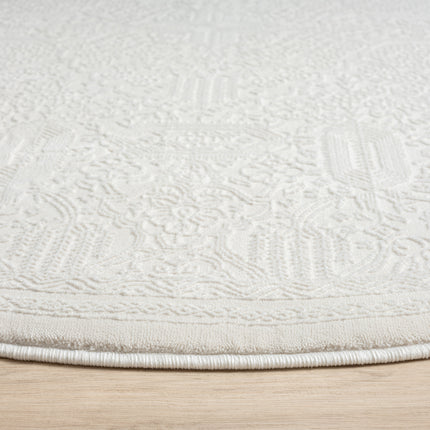 Grande Jacquard Rug - Ivory - 300x400
