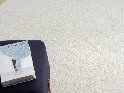Grande Jacquard Rug - Ivory - 300x400