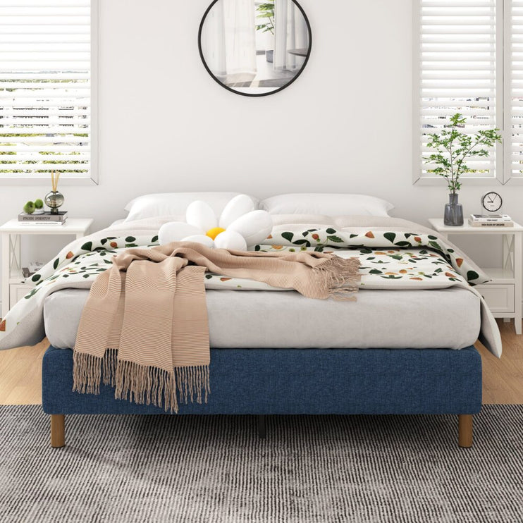Metal Bed Frame Mattress Foundation Blue ‚Äö√Ñ√∂‚àö√ë‚àö‚àÇ‚Äö√†√∂‚àö√´‚Äö√†√∂‚Äö√†√á‚Äö√Ñ√∂‚àö‚Ä†‚àö‚àÇ‚Äö√†√∂‚àö¬¥‚Äö√Ñ√∂‚àö‚Ä†‚àö‚àÇ¬¨¬®¬¨√Ü Double