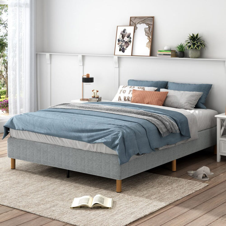 Metal Bedframe Mattress Foundation (Light Grey) ‚Äö√Ñ√∂‚àö√ë‚àö‚àÇ‚Äö√†√∂‚àö√´‚Äö√†√∂‚Äö√†√á‚Äö√Ñ√∂‚àö‚Ä†‚àö‚àÇ‚Äö√†√∂‚àö¬¥‚Äö√Ñ√∂‚àö‚Ä†‚àö‚àÇ¬¨¬®¬¨√Ü Single