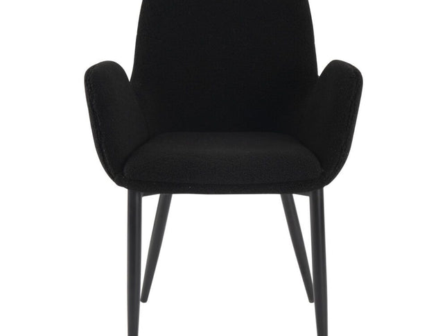 Charcoal Embrace Boucle – teddy Sherpa Fabric Armchair Set