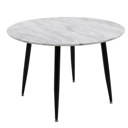 Round MDF Marbling Dining Table