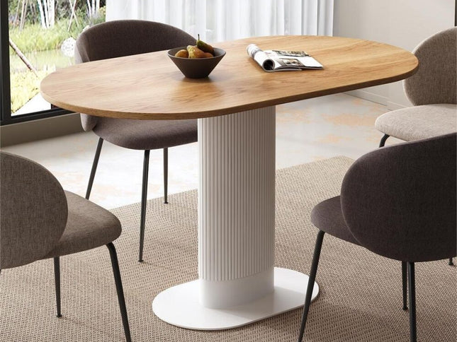 Clara Gather Round Oval Dining Table
