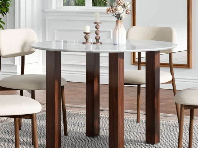 Willowmarble Round Dining Table