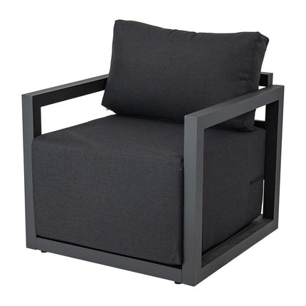 Alfresco 7-Seat Garden Lounge Set ‚Äì Charcoal Grey