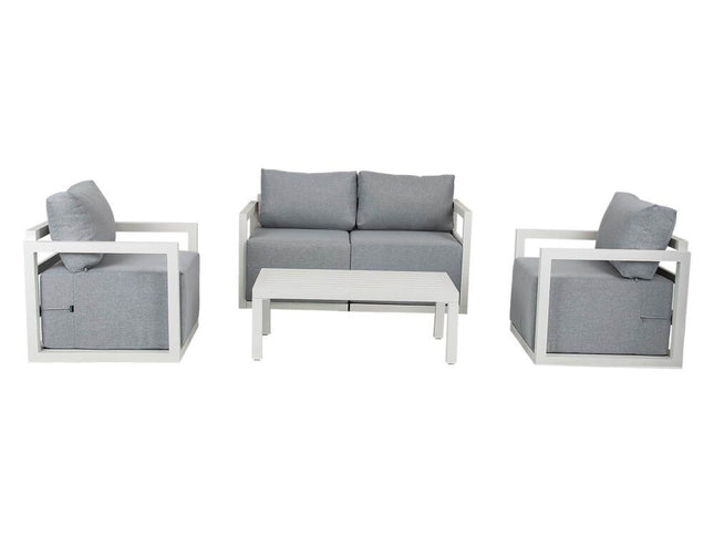 Alfresco Serenity Outdoor Lounge Set – White