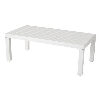 Alfresco Contemporary All-Weather Lounge Set – White