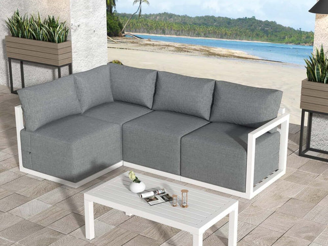 Four-Seat Alfresco Harmony Set – White